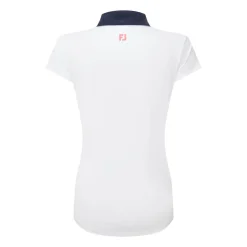 Cap Sleeve Print Trim Lisle Vit