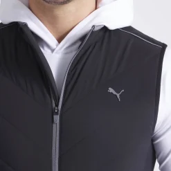 Cloudspun Fleece Hybrid Vest Svart