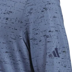 Core Print Hoodie Blå