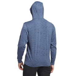 Core Print Hoodie Blå