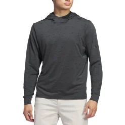 Core Print Hoodie Svart