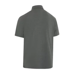 Emea Ss Ventilated Jacquard Polo Svart