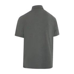 Emea Ss Ventilated Jacquard Polo Svart