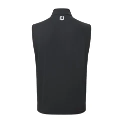 Full-Zip Knit Vest Svart