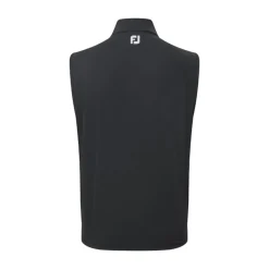 Full-Zip Knit Vest Svart