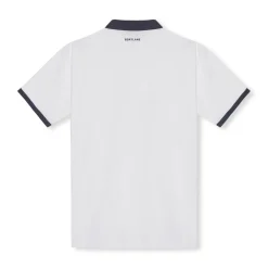 Golf Tech Polo Vit Blå