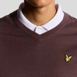 Golf V Neck Pullover Rosa