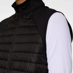 Hayden Quilt Hybrid Vest Svart