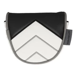 Headcover Putter Mallet Vit Svart