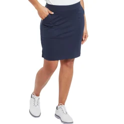 Interlock Skort - Long Blå