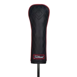 Jet Black Leather Headcover Hybrid