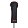 Jet Black Leather Headcover Fairway