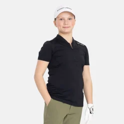 Jr Tech Blade V-Neck Tee Svart