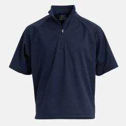 Jr Windbreaker SS 1/4 Zip Blå
