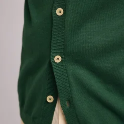 Knit Polo Grön