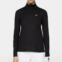 Lauryn Quarter Zip Mid Layer Svart