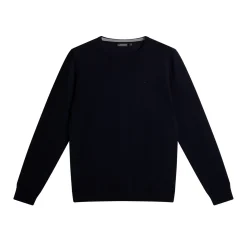Lyle Merino Crew Neck Sweater Blå