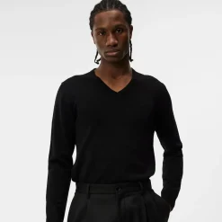 Lymann Merino V-Neck Sweater Svart