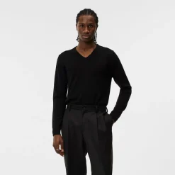 Lymann Merino V-Neck Sweater Svart