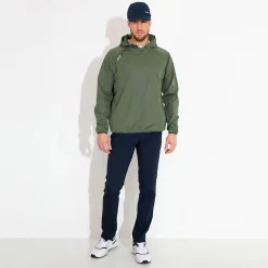 M Bounce Waterproof Hoodie Grön