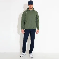 M Bounce Waterproof Hoodie Grön
