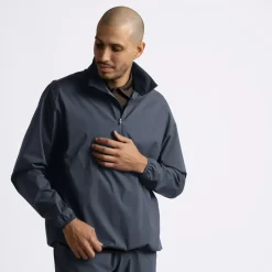 M Essex Windbreaker 1/4 Zip Blå