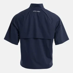 M Windbreaker SS 1/4 Zip Blå