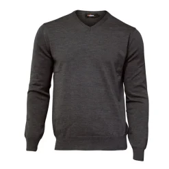 Merino V-Neck Grå