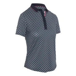 Mini Geo Floral Ss T Blå