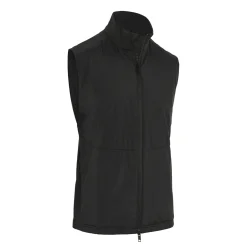 Mixed Media Vest Svart