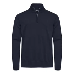 Oakville Half Zip Sweater Blå