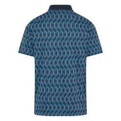 OP All Over Jacquard Colour Block Polo