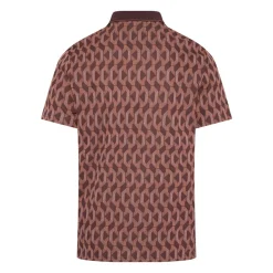 OP All Over Jacquard Colour Block Polo