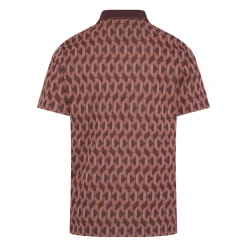 OP All Over Jacquard Colour Block Polo