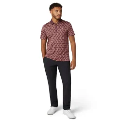 OP All Over Jacquard Colour Block Polo