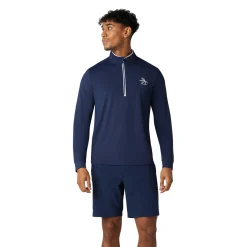 OP L/S 1/4 Zip Technica Blå