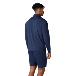 OP L/S 1/4 Zip Technica Blå