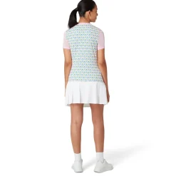 OP Ss Lattice Zip Mock