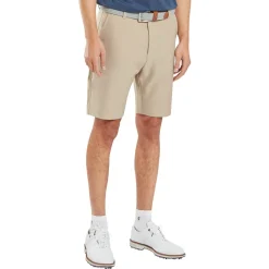 Performance Tapered Fit Short Beige