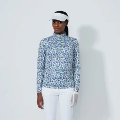 Print Peached Half Neck