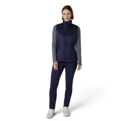 Quilted Puffer Vest Blå