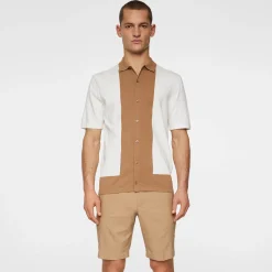Rue Knitted Polo Shirt Vit