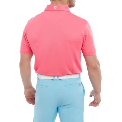 Stretch Pique Solid Rosa