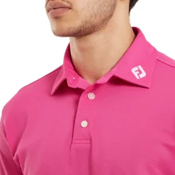 Stretch Pique Solid Rosa