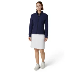 Textured Fleece Midw Blå