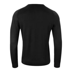 Vernon V-Neck Merino Svart