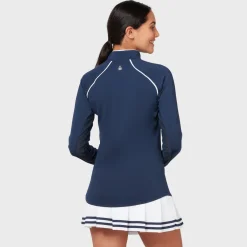Veronica 1/4 Zip Blå