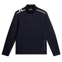Vinnie Quarter Zip Mid Layer Blå