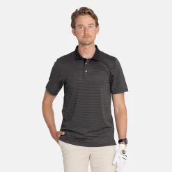 Virtue Polo Stripes Svart