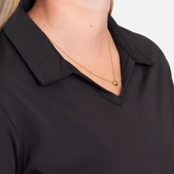 Virtue Polo V-Neck Svart